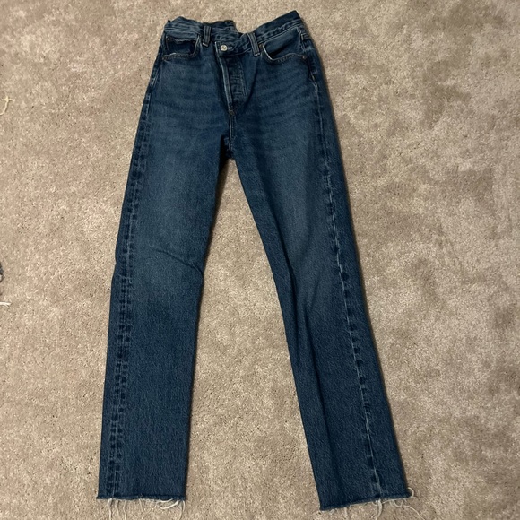 Agolde Criss Cross Straight in Range - Picture 5 of 8